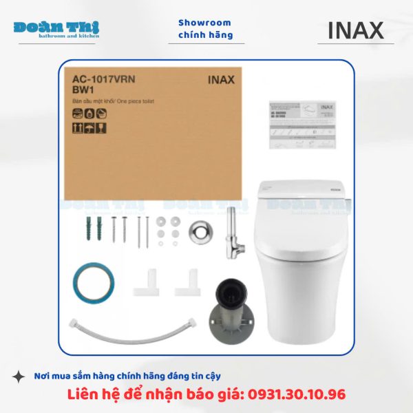 Bàn Cầu 1 Khối INAX AC-1017VRN - Ảnh 2
