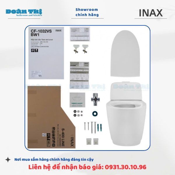Bàn Cầu 1 Khối INAX AC-1032VN - Ảnh 6