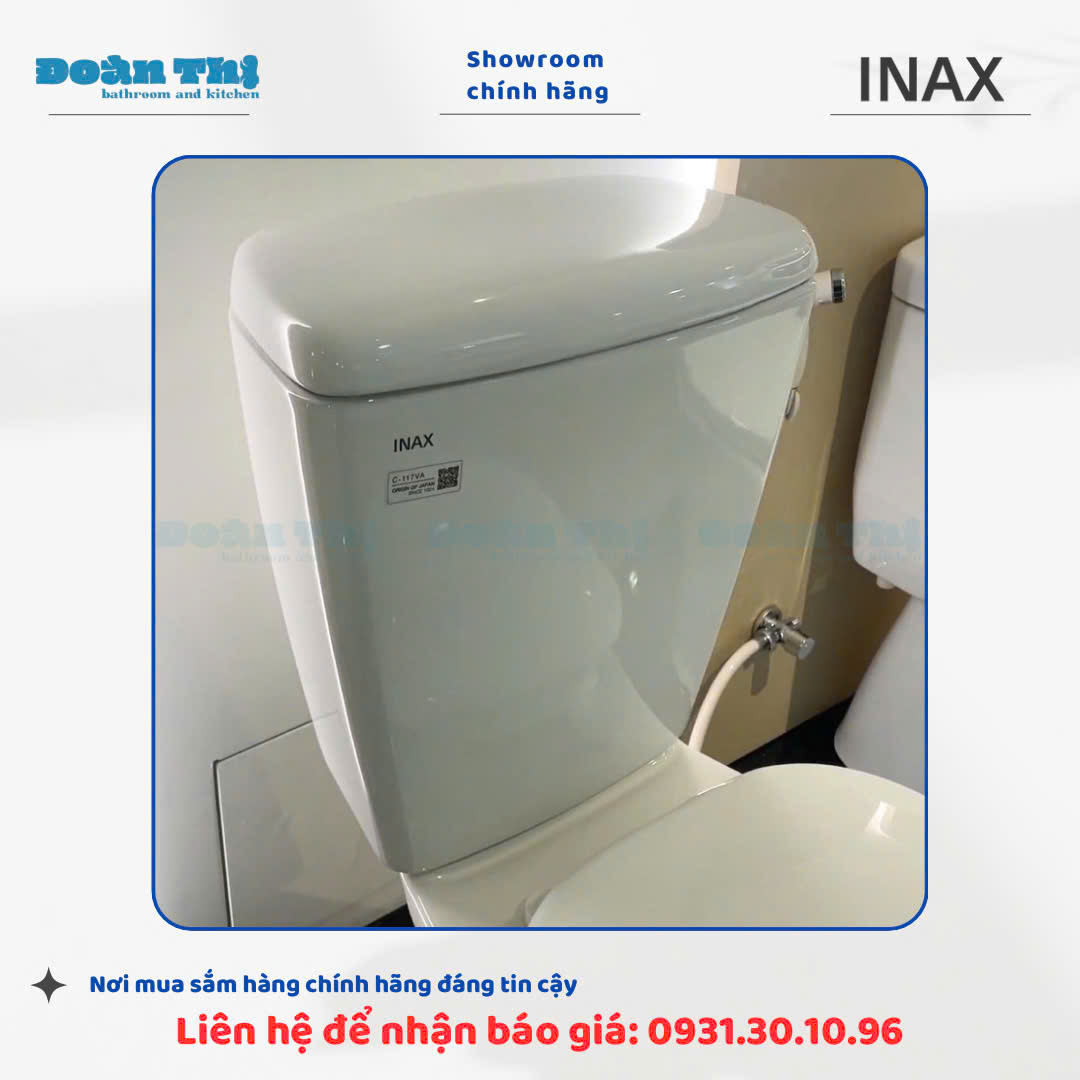 Bàn Cầu 2 Khối INAX C-117VAN - Ảnh 6