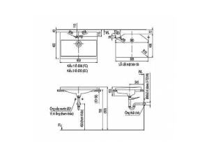 Lavabo Dương Vành INAX AL-2397V