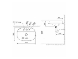 Lavabo Đặt Bàn INAX AL-652V