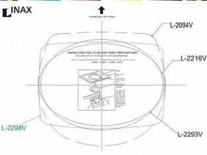 Lavabo Âm Bàn INAX L-2216V