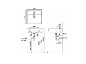 Lavabo Đặt Bàn INAX L-293V