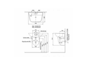 Lavabo Treo Tường INAX L-297V