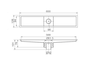 Phễu Thoát Sàn INAX PBFV-600