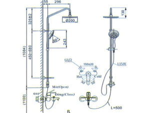 Sen Cây Nóng Lạnh INAX BFV-1405S