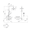 Sen Cây Nóng Lạnh INAX BFV-50S-5C