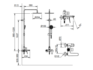 Sen Cây Nóng Lạnh INAX BFV-515S