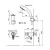 Sen Tắm Lạnh INAX BFV-10-1C