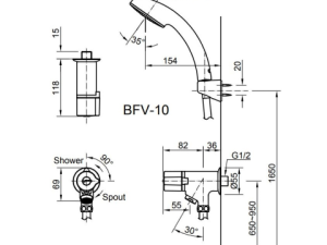 Sen Tắm Lạnh INAX BFV-10-1C