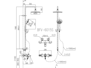 Sen Cây Nhiệt Độ INAX BFV-6015S