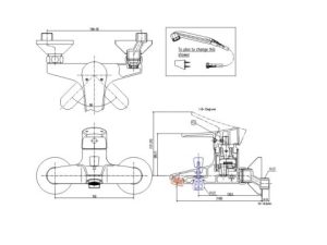 Sen Tắm Nóng Lạnh INAX BFV-1003S-1C