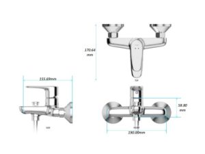 Sen Tắm Nóng Lạnh INAX BFV-1113S-7C