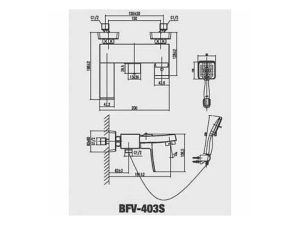 Sen Tắm Nóng Lạnh INAX BFV-403S