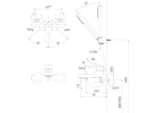 Sen Tắm Nóng Lạnh INAX BFV-6003S