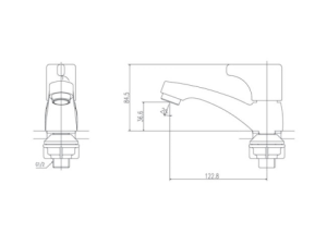 Vòi Lavabo Lạnh INAX LFV-13B