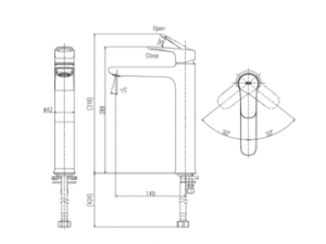 Vòi Lavabo Lạnh INAX LFV-22SH