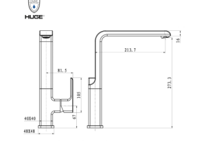 Vòi Rửa Chén Nóng Lạnh HUGE H-V2911