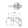 Vòi Rửa Chén Nóng Lạnh INAX SFV-112S