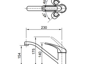 Vòi Rửa Chén Nóng Lạnh INAX SFV-112S