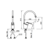 Vòi Rửa Chén Nóng Lạnh INAX SFV-2011S