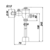 Van Xả Tiểu Nhấn INAX UF-7V