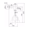 Van Xả Tiểu Nhấn INAX UF-8V