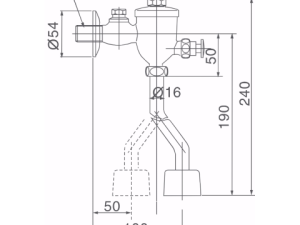 Van Xả Tiểu Nhấn INAX UF-8V