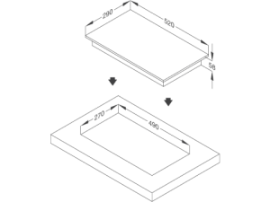 Bếp Từ MALLOCA Domino MDI 301