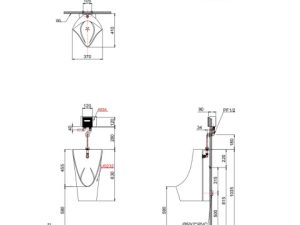 Bồn Tiểu Treo Tường CAESAR U0232