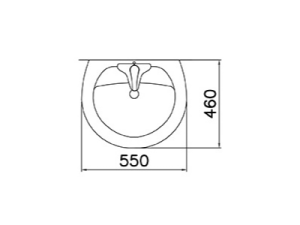 Lavabo Treo Tường CAESAR L2220