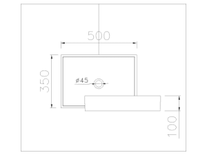 Lavabo Đặt Bàn CAESAR LF5254