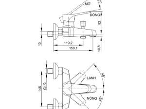 Sen Tắm Nóng Lạnh LUXTA L2210C