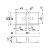 Chậu Rửa Chén Đá MALLOCA TORTORA K-45043