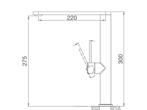 Vòi Rửa Chén Nóng Lạnh MALLOCA K061-SS