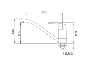 Vòi Rửa Chén Nóng Lạnh MALLOCA K120N