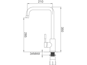 Vòi Rửa Chén Nóng Lạnh MALLOCA K559-SN