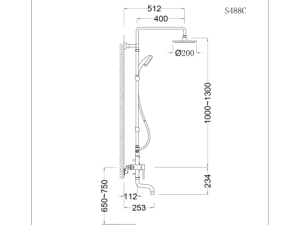 Sen Cây Nóng Lạnh CAESAR S488C