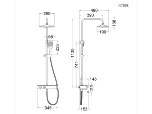 Sen Cây Nhiệt Độ CAESAR S788C