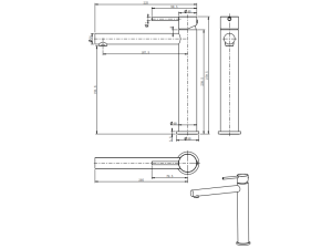 Vòi Lavabo Nóng Lạnh ATMOR AT110099SH