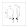 Vòi Rửa Chén Dây Rút CAESAR K915C