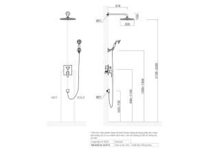 Sen Tắm Âm Tường Kanly GCS75