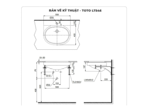 Lavabo Âm Bàn TOTO LT546