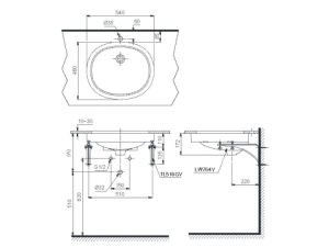 Lavabo Âm Bàn TOTO LT764