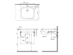 Lavabo Âm Bàn TOTO LT765