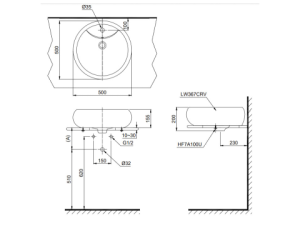 Lavabo Đặt Bàn TOTO LT367CR