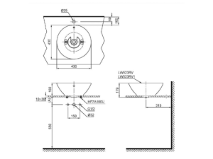 Lavabo Đặt Bàn TOTO LT523S