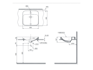 Lavabo Đặt Bàn TOTO LT5615C