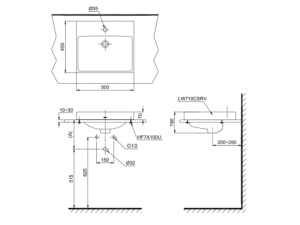 Lavabo Đặt Bàn TOTO LT710CSR