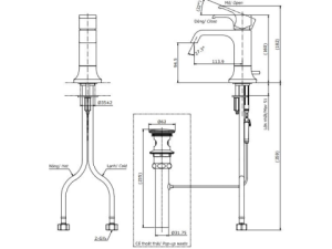 Vòi Lavabo Nóng Lạnh TOTO TLG08301V